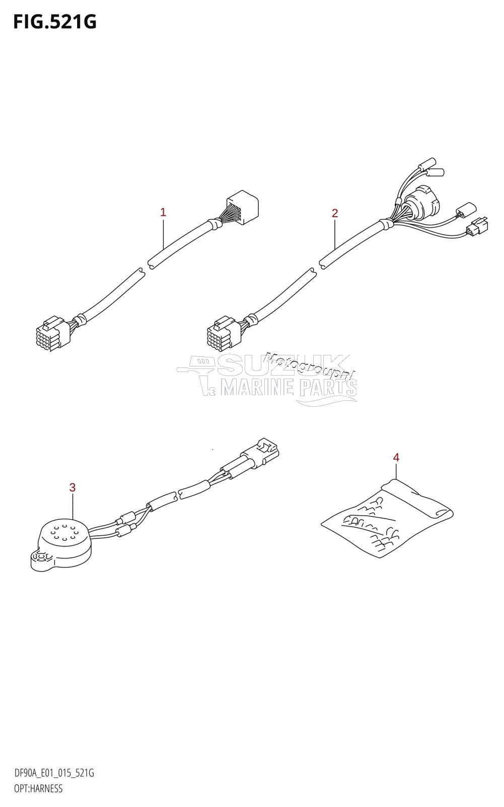 OPT:HARNESS (DF90A:E01)