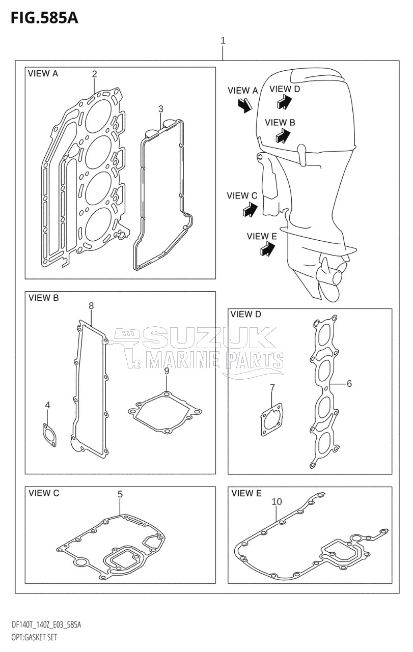 OPT:GASKET SET