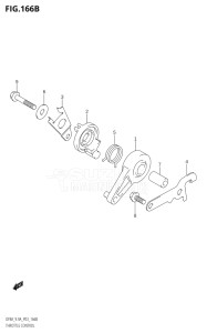 00994F-040001 (2020) 9.9hp E01-Gen. Export 1 (DF9.9A   DF9.9ARK10) DF9.9A drawing THROTTLE CONTROL (DF8AR,DF9.9AR)