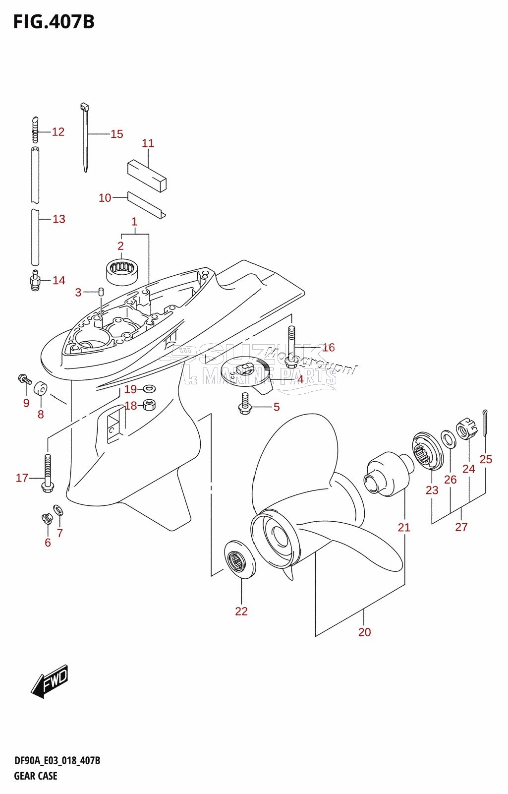 GEAR CASE (DF80A)