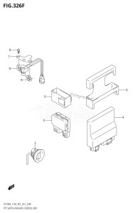 DF115AZ From 11503Z-310001 (E01 E40)  2013 drawing PTT SWITCH /​ ENGINE CONTROL UNIT (DF115AZ:E40)