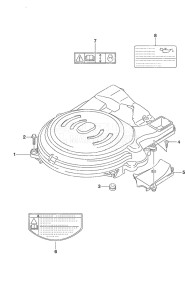 Outboard DF 90A drawing Ring Gear Cover