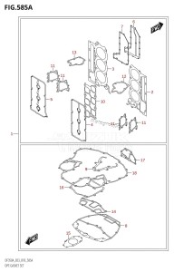 DF350A From 35001F-710001 (E03)  2017 drawing OPT:GASKET SET