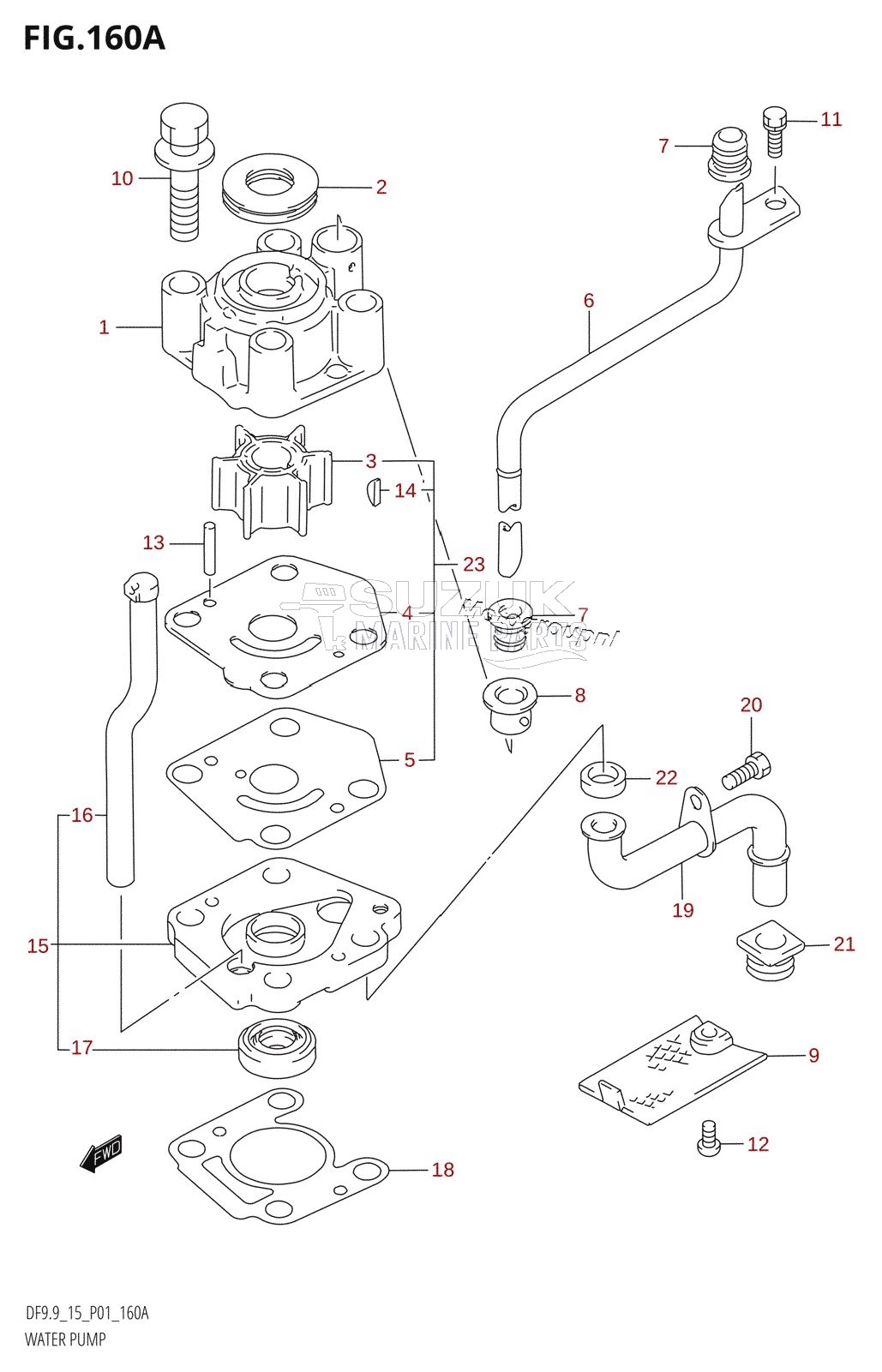 WATER PUMP (K4,K5,K6)