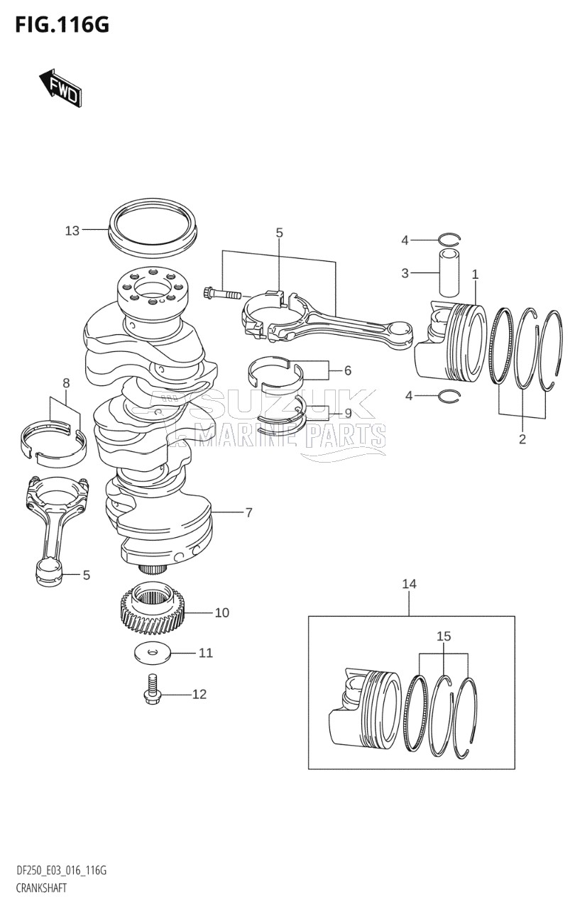 CRANKSHAFT (DF250ST:E03)