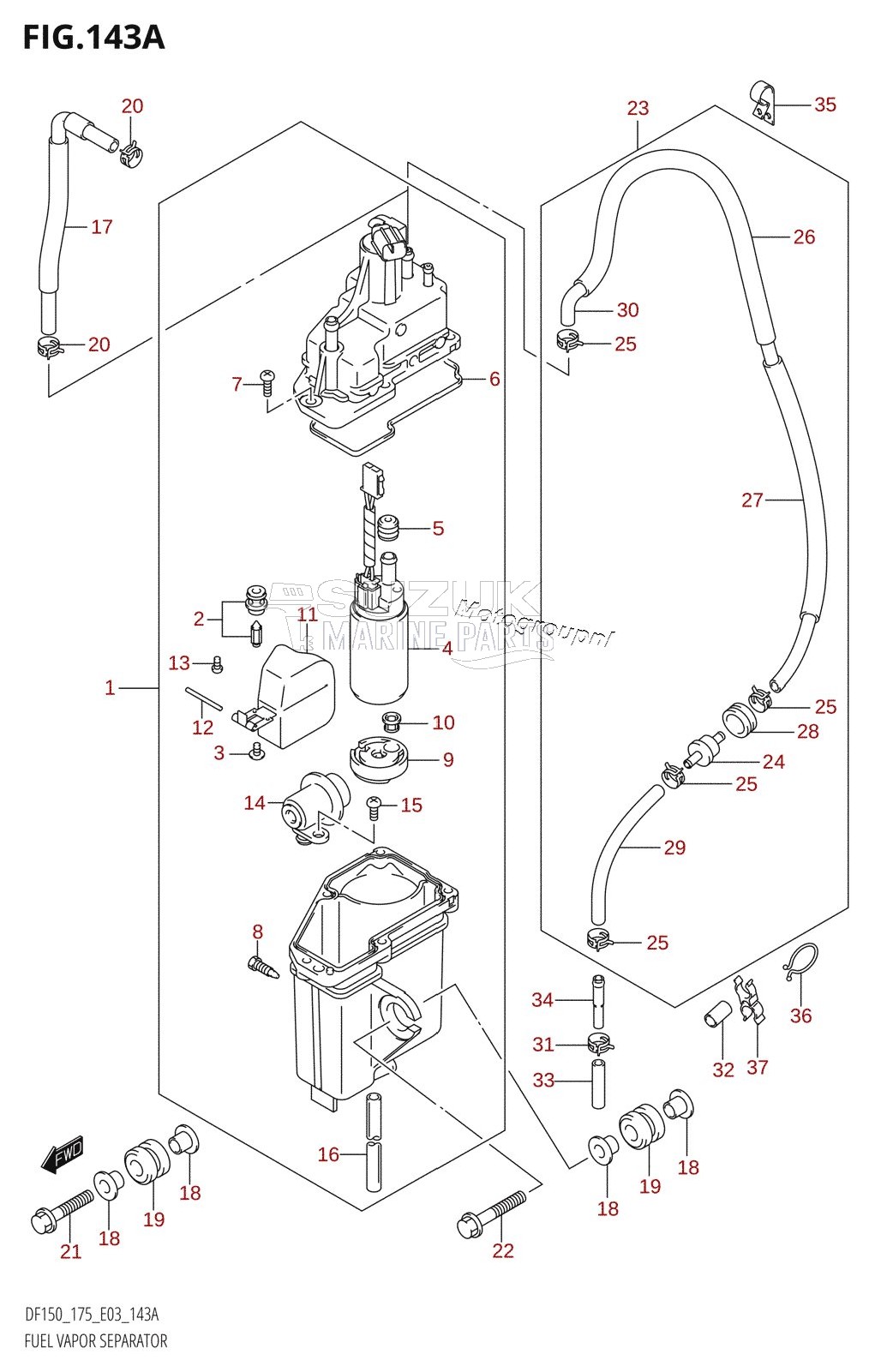 FUEL VAPOR SEPARATOR