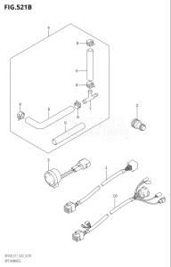 25003F-040001 (2020) 250hp E01 E03 E40-Gen. Export 1 - USA (DF250T  DF250T) DF250 drawing OPT:HARNESS (022,023)