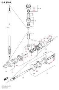 DF175Z From 17502Z-510001 (E03)  2015 drawing TRANSMISSION (DF175Z:E03)