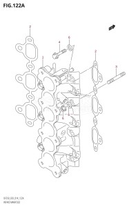 DF225Z From 22503Z-410001 (E03)  2014 drawing INTAKE MANIFOLD