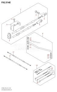 DT40 From 04005-210001 ()  2012 drawing OPT:REMOCON PARTS SET (DT40WK:P40)