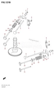 DF25 From 02503F-410001 (E03)  2014 drawing CAMSHAFT (DF25R:E03)