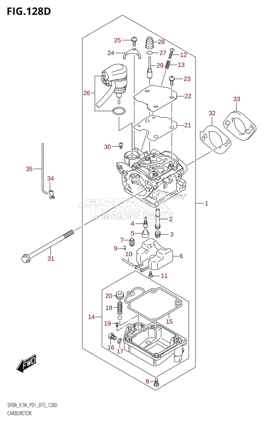 CARBURETOR (DF9.9AR:P01)