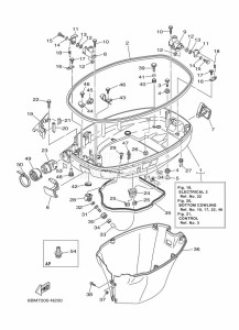 FL150BETX drawing BOTTOM-COVER