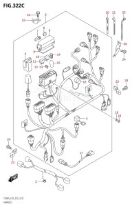 DF50A From 05003F-210001 (E03)  2012 drawing HARNESS (DF50AVT)