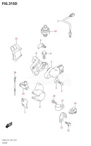 06002F-040001 (2020) 60hp E01 E40-Gen. Export 1 - Costa Rica (DF60A  DF60AQH  DF60ATH) DF60A drawing SENSOR (DF60AVT,DF60AVTH,DF40ASVT)