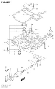 11503Z-510001 (2005) 115hp E01 E40-Gen. Export 1 - Costa Rica (DF115AZ) DF115AZ drawing ENGINE HOLDER (DF115AT:E40)