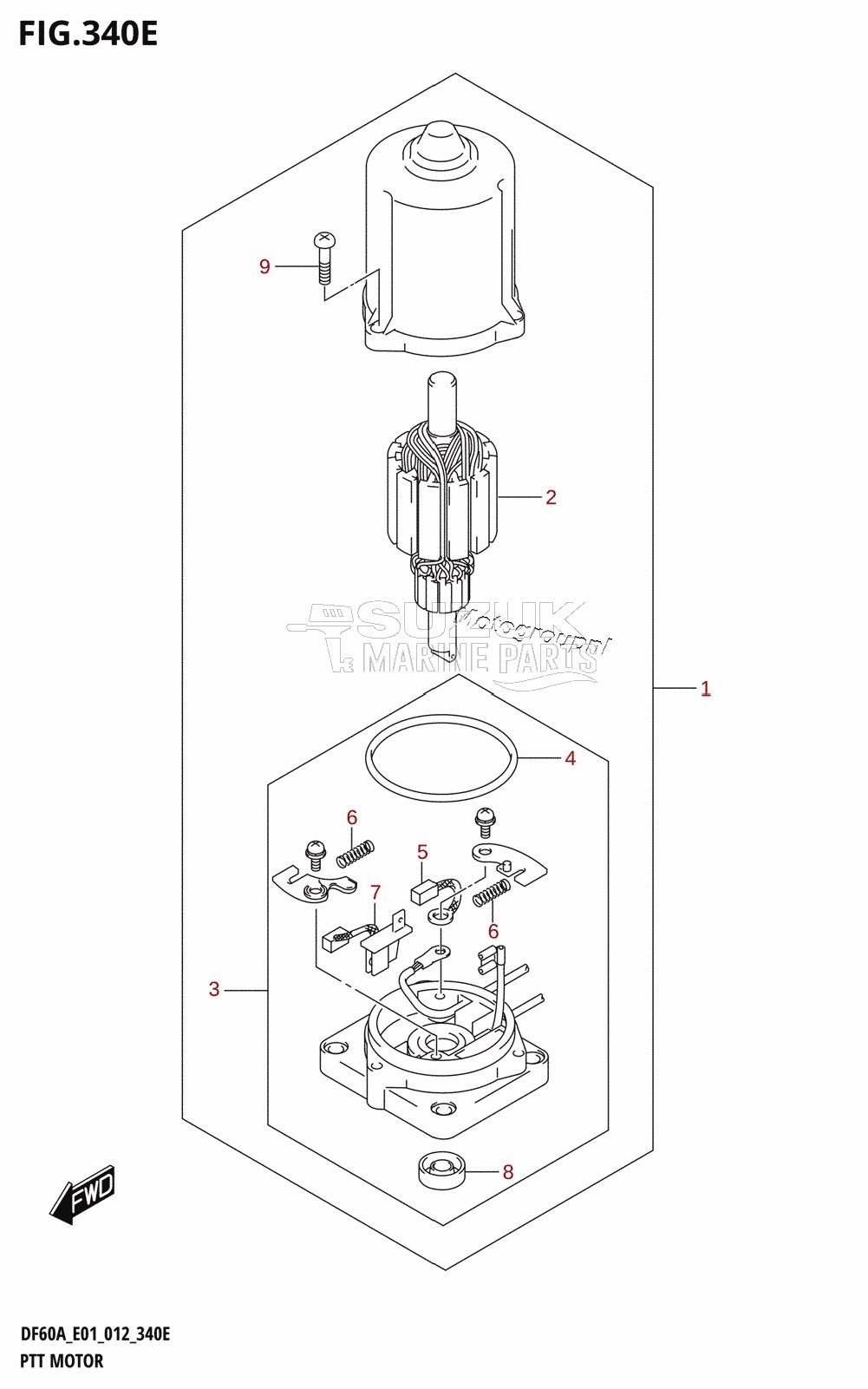 PTT MOTOR (DF60A:E01)