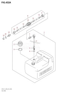 DT9.9 From 00993K-310001 (P36 P40)  2013 drawing FUEL TANK (DT9.9K:P40)