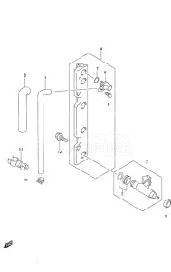 Outboard DF 70A drawing Fuel Injector