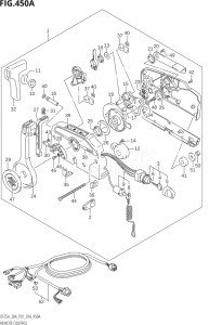 02504F-610001 (2016) 25hp P01-Gen. Export 1 (DF25A  DF25AR  DF25AT  DF25ATH) DF25A drawing REMOTE CONTROL (DF25AR:P01)