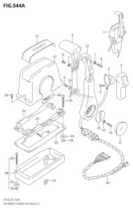 DF225Z From 22501Z-421001 (E01)  2004 drawing OPT:REMOTE CONTROL ASSY SINGLE (1)