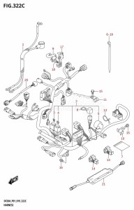 DF20A From 02002F-910001 (P01)  2019 drawing HARNESS (DF9.9BT,DF15AT,DF20AT)