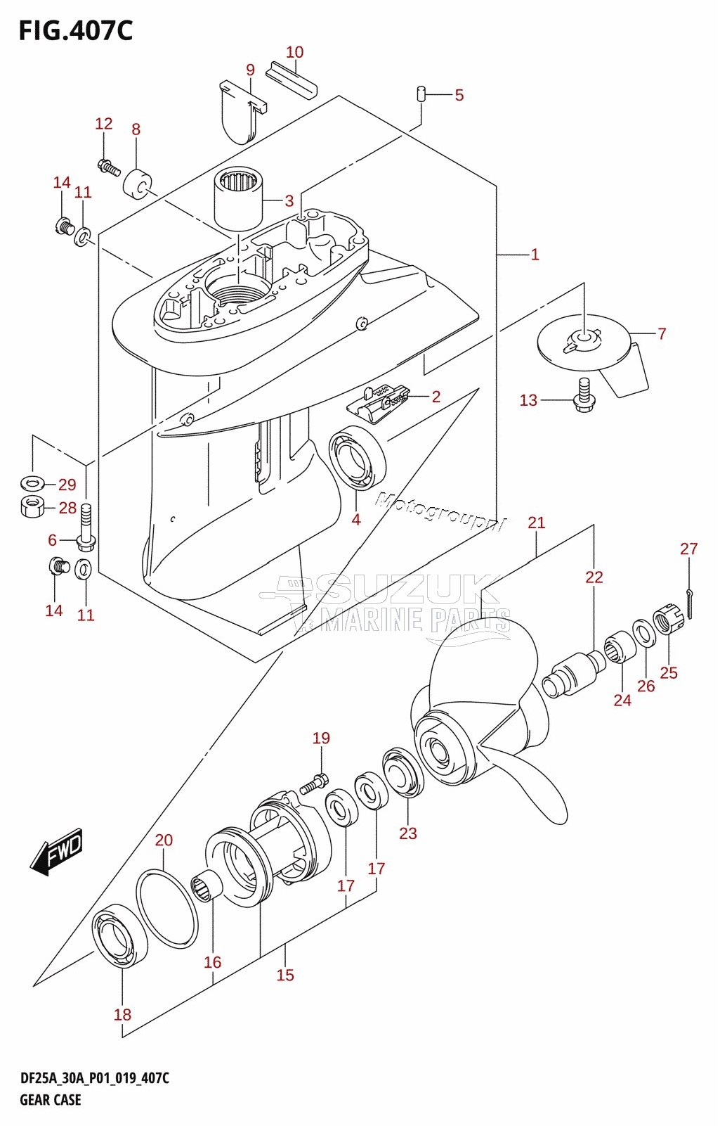 GEAR CASE (DF30AQ)