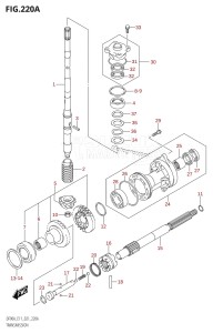 DF70A From 07003F-240001 (E11 E40)  2022 drawing TRANSMISSION