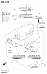 DF9.9B From 00995F-140001 (P03 E03)  2021 drawing ENGINE COVER (DF15ATH)