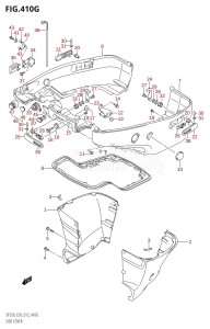 DF250ST From 25004F-210001 (E03)  2012 drawing SIDE COVER (DF200T:E03:L-TRANSOM)