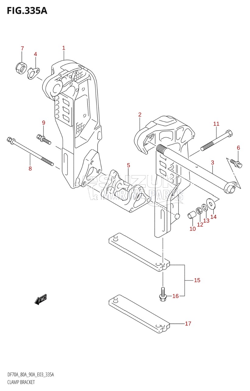 CLAMP BRACKET (K9,K10)