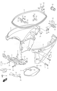 DF 25A drawing Side Cover Remote Control