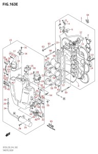 DF250Z From 25003Z-410001 (E03)  2014 drawing THROTTLE BODY (DF250T:E03)