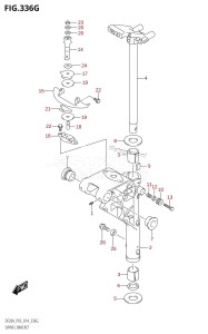 DF20A From 02002F-410001 (P03)  2014 drawing SWIVEL BRACKET (DF15ATH:P03)