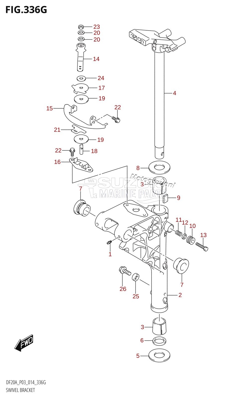 SWIVEL BRACKET (DF15ATH:P03)