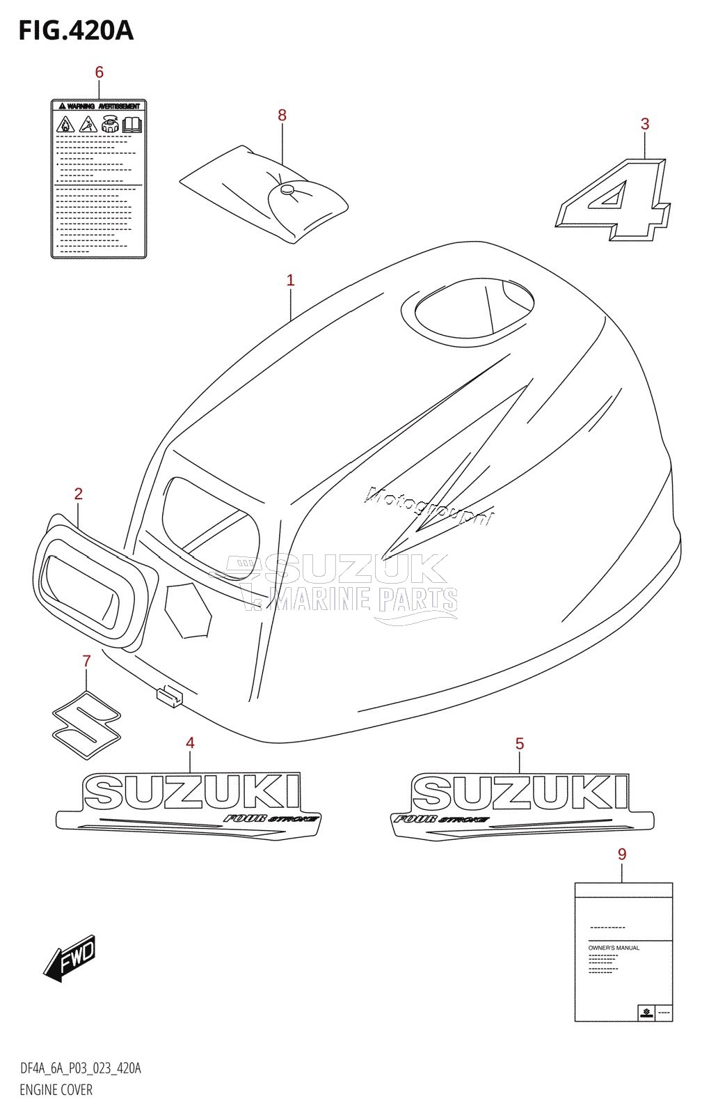 ENGINE COVER (DF4A:020)