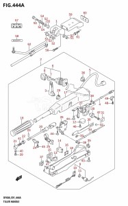 DF60A From 06002F-010001 (E01 E40)  2010 drawing TILLER HANDLE (DF40AQH,DF50ATH,DF60ATH,DF60AWTH,DF60AQH,DF60AWQH)