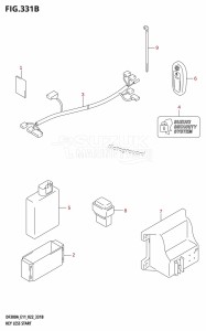 DF250A From 25003P-240001 (E11 E40)  2022 drawing KEY LESS START (022:E11)