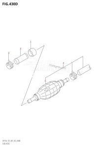 DF175T From 17502F-210001 (E01 E40)  2012 drawing FUEL HOSE (DF175T:E01)