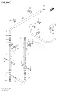 DF225T From 22503F-510001 (E01 E40)  2015 drawing FUEL INJECTOR (DF200Z:E01)