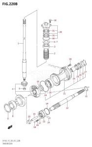 DF100 From 10002F-110001 (E03)  2011 drawing TRANSMISSION (DF115T:E03)