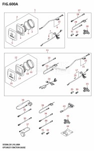 DF200AZ From 20003Z-610001 (E03)  2016 drawing OPT:MULTI FUNCTION GAUGE