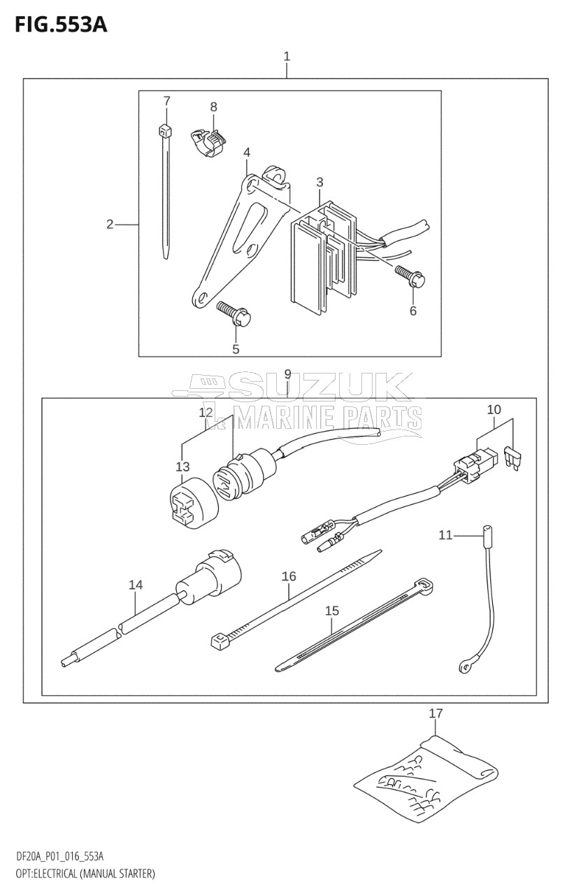 OPT:ELECTRICAL (MANUAL STARTER) (DF9.9B:P01:M-STARTER)