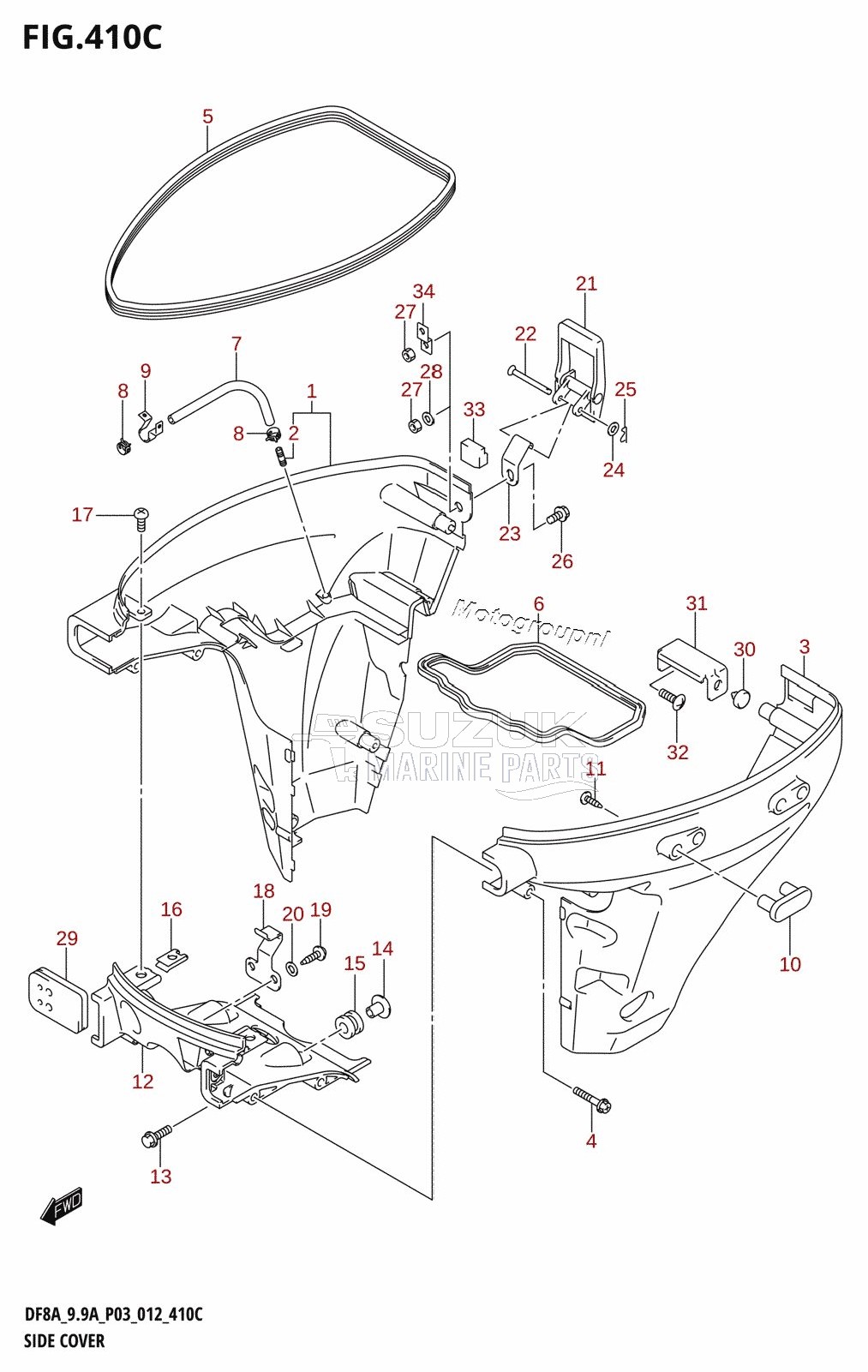 SIDE COVER (DF9.9A:P03)