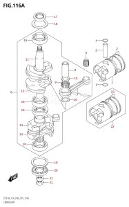 DT9.9A From 00996-910001 (P36 P40 P81)  2019 drawing CRANKSHAFT