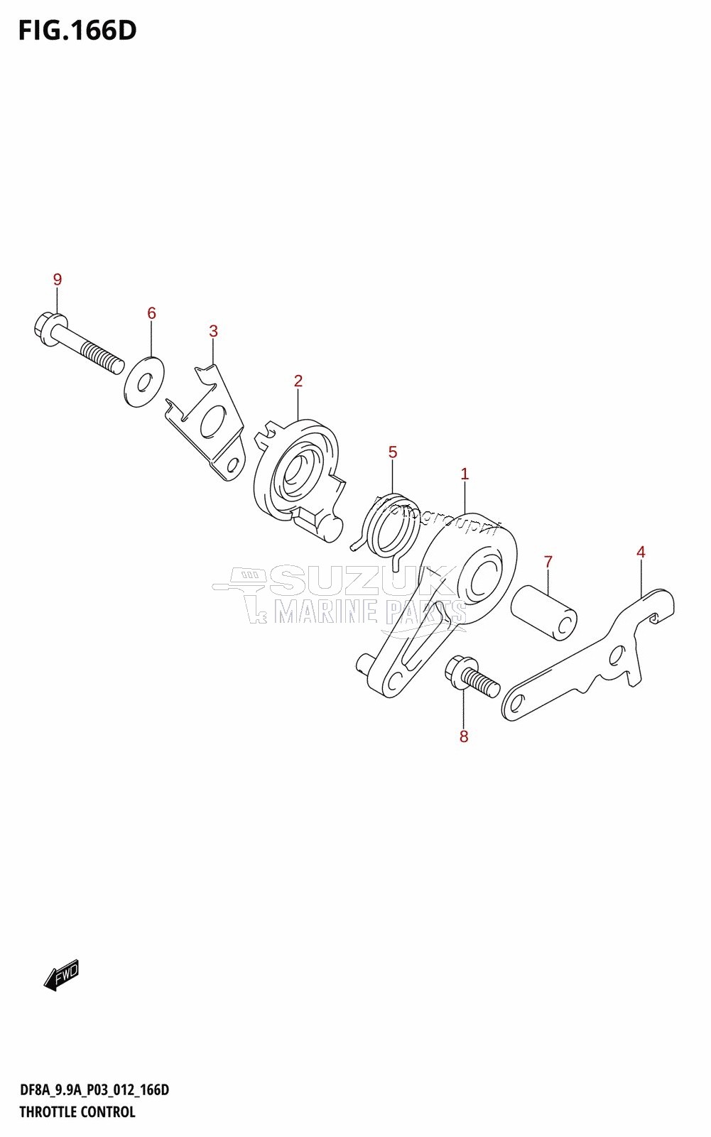 THROTTLE CONTROL (DF9.9AR:P03)