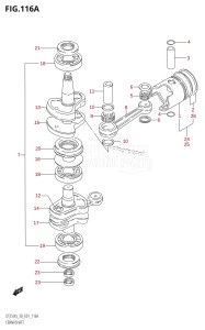 DT30 From 03001-371001 ()  2003 drawing CRANKSHAFT