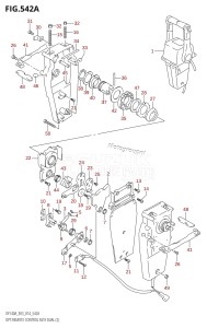 DF100A From 10003F-410001 (E03)  2014 drawing OPT:REMOTE CONTROL ASSY DUAL (2)