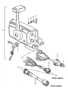 DT50 From 5001-200001 ()  1982 drawing REMOTE CONTROL (1)