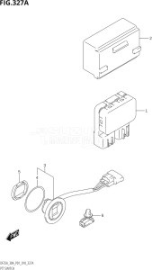 02504F-810001 (2018) 25hp P01-Gen. Export 1 (DF25A  DF25AR  DF25AT  DF25ATH) DF25A drawing PTT SWITCH (DF25AT,DF30AT)